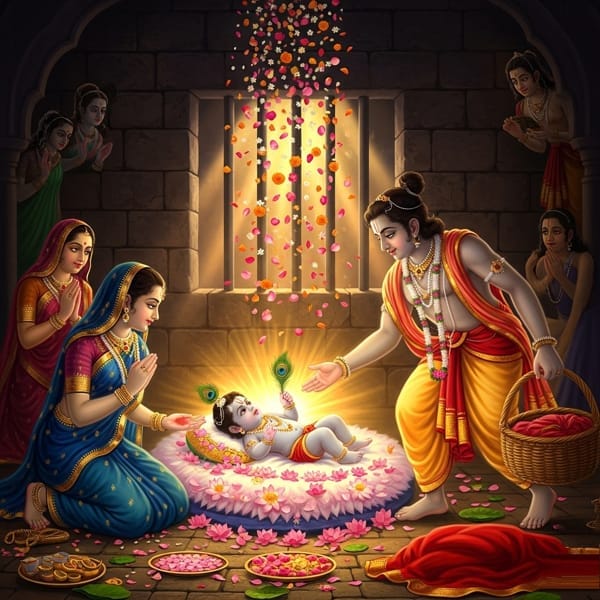 श्रीकृष्ण भगवान ने स्वयं बताया जन्माष्टमी व्रत की कथा एवं विधि