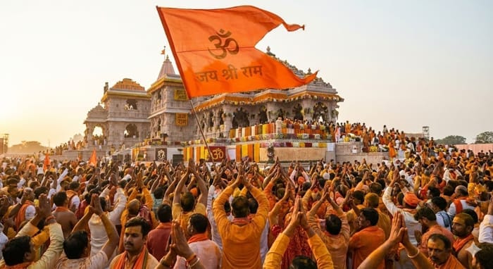 जो धर्म ध्वजा को नहीं मानता, वह दंड का अधिकारी होता है, नकारात्मक ऊर्जाये प्रवेश करने से डरती है। कुल में नीच प्रवृत्ति की आत्माये शरीर प्राप्त करती है, What is the Dharma Dhwaja and what is its significance?